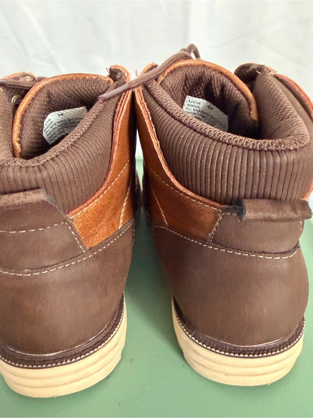 Youth Boys Crown Vintage Leather Boots